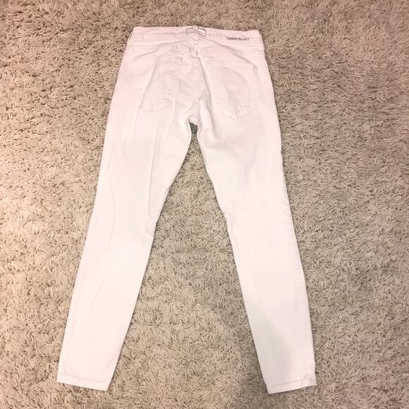 Current/Elliott The Stiletto Jeans Sugar White 25 - Picture 6 of 8